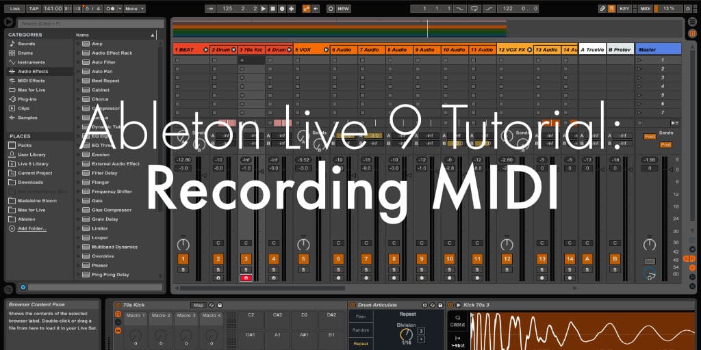 ableton live recording guitar