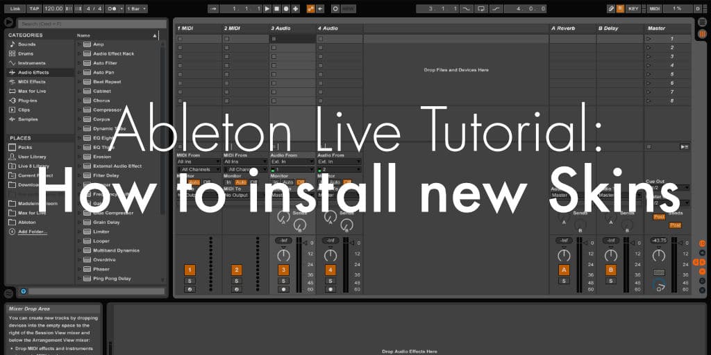 how to install new skins on ableton for mac