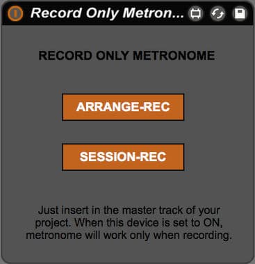 Record Only Metronome
