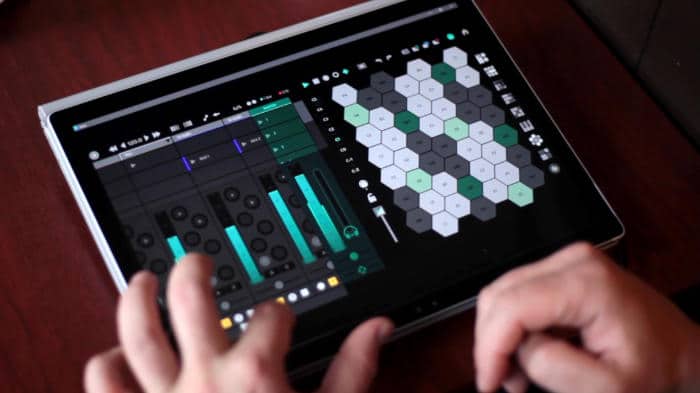 midi controller touch screen