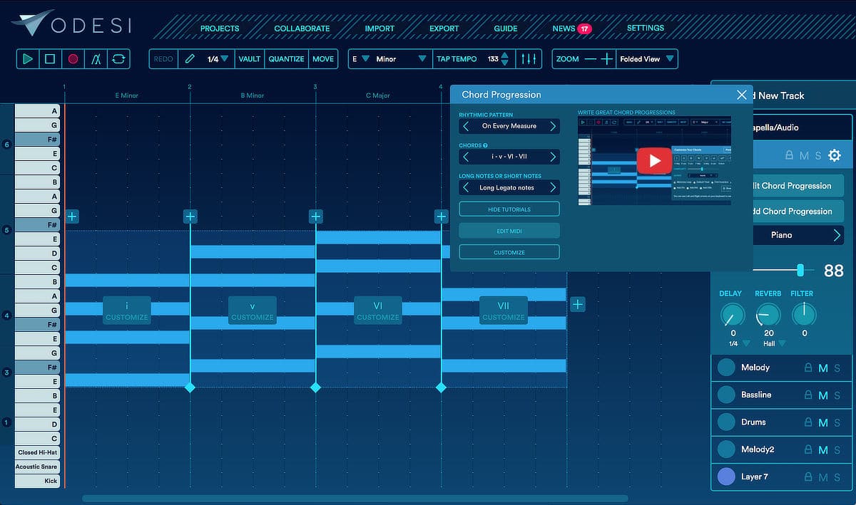 odesi in logic x daw