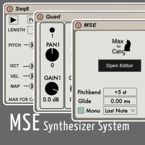 MSE Synthesizer System by Max for Cats