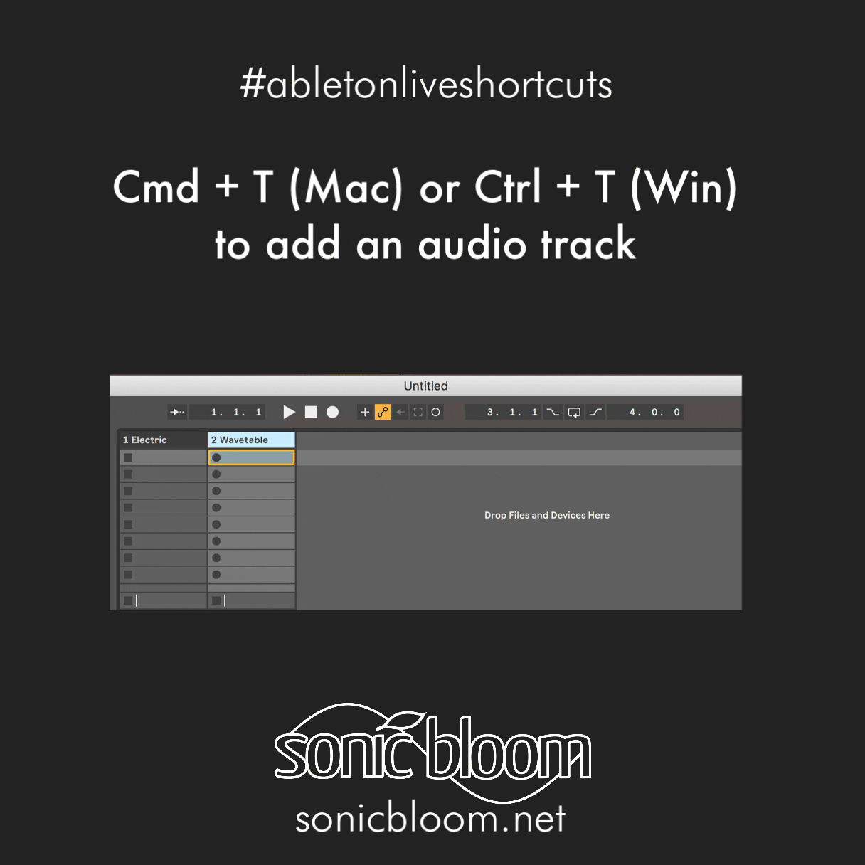 ableton live 9 hotkeys