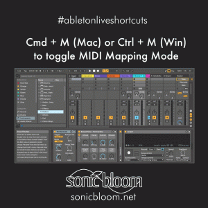 MIDI Mapping shortcut