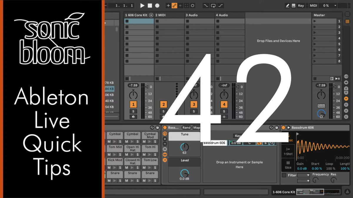 Ableton Live Quick Tips: Quickly Layer Drum Sounds In a Drum Rack