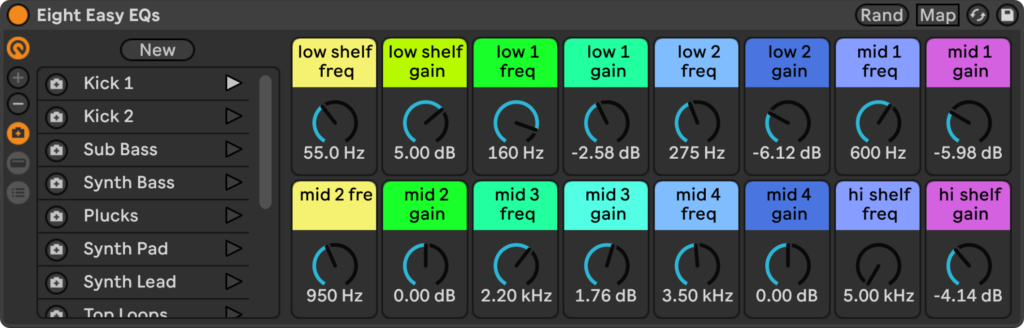 Eight Easy EQs - Essential Ableton Mix Tools